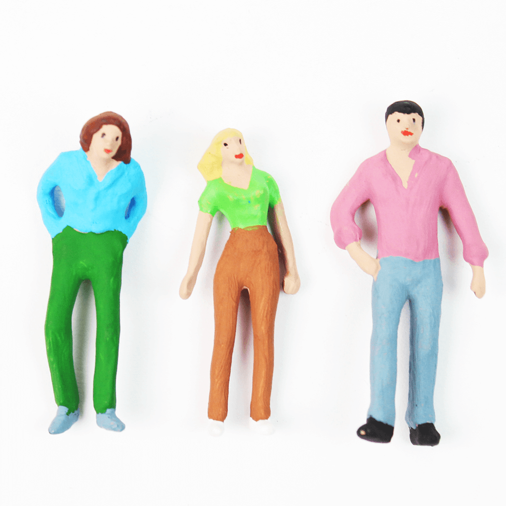 Figuras Para Maquetes 1/43 420 Minitec 03 Peças